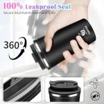 17oz Insulated Travel Coffee Mug with Flip Lid – Leakproof Stainless Steel Insulated Coffee Tumblers, Portable Thermos Cup for Hot & Cold Drinks, Perfect for Camping & On-the-Go