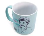 Silver Buffalo The Golden Girls Quiet You Trash Ceramic Mug, 20 Ounces