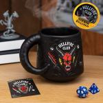 Paladone Stranger Things Hellfire Club Mug - Officially Licensed Netflix Merchandise, Demon Embossed Ceramic Coffee Mug, Gift for Fans 400ml (14 fl oz)