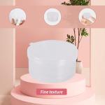 ZFYOUNG 150pcs plastic cosmetic jar 7g/7ml clear case with snap lids portable,Travel Storage Cosmetic Samples Beauty Products Mini Containers with Lids, Airtight Cosmetic Containers with Lids