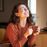 Whaline 6Pcs Fall Coffee Mugs Mini Thanksgiving Mugs with Plaid Ribbon Fall Tiered Tray Decor Pumpkin Turkey Maple Leaf Mini Drinking Mug Gifts for Thanksgiving Autumn Table Centerpieces