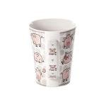 SPOTTED DOG GIFT COMPANY Pig Mugs, Animal Coffee Mug Set of 4, Pink Ceramic Tea Cups for Hot Drinks, Microwave Dishwasher Safe, Cute Farm Kitchen Decor Gifts for Women - 12.2oz