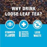 Tiesta Tea Blueberry Wild Child, Loose Leaf, Blueberry Hibiscus Herbal Tea, Premium Non-Caffeinated Fruit Blend, Make Hot or Iced & Brews Up to 25 Cups, 1.8 Ounce Resealable Pouch