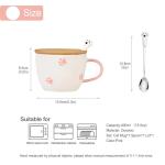 BigNoseDeer Kawaii Cat Mug with 3D Kitty Inside Cute Mugs Ceramic Tea Cup Coffee Mug Gifts for Women Girlfriend Kids White Elephant Gifts (13oz)