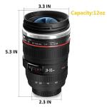 Chasing Y Camera Lens Coffee Mug, Fun Photo Stainless Steel Lens Mug Thermos Great Gifts for Photographers,Home Supplies,Friends,School Rewards