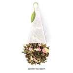 Tea Forte Cherry Blossom Organic Green Tea, Petite Presentation Box Tea Gift Set Sampler with 10 Handcrafted Pyramid Tea Infusers