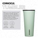 Corkcicle Classic Triple Insulated Coffee Mug with Lid, Sage Mist, 24 oz – Stainless Steel Travel Tumbler Keeps Beverages Cold 9+hrs, Hot 3hrs – Cupholder Friendly Travel Coffee Tumbler