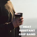 SoleCup. Travel Mug Loose Tea Infuser - Detachable Tea Strainer with Spillproof Lid - BPA-Free Reusable Glass Travel Coffee Cup with Cork Band (Pink)