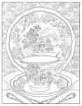 Creative Haven Tea Time Coloring Book (Adult Coloring Books: Food & Drink)