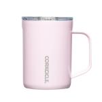 Corkcicle Classic Coffee Mug - Triple Insulated Stainless Steel Travel Mug - Shatter-Proof Lid - Keeps Drink Hot Over 3 Hours - Holiday Mug Gift - Great for Gifting Warmth - 16 oz - Powder Puff