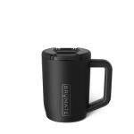 BrüMate Müv - 15oz 100% Leak Proof Insulated Coffee Mug with Handle & Lid - Stainless Steel Coffee Travel Mug - Double Walled Coffee Cup (Matte Black)