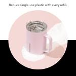 Corkcicle Classic Coffee Mug - Triple Insulated Stainless Steel Travel Mug - Shatter-Proof Lid - Keeps Drink Hot Over 3 Hours - Holiday Mug Gift - Great for Gifting Warmth - 16 oz - Powder Puff