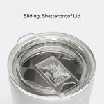 Corkcicle Classic Coffee Mug - Triple Insulated Stainless Steel Travel Mug - Shatter-Proof Lid - Keeps Drink Hot Over 3 Hours - Holiday Mug Gift - Great for Gifting Warmth - 16 oz - Powder Puff