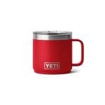 YETI Rambler 14 oz Stackable Mug, Vacuum Insulated, Stainless Steel with MagSlider Lid, Rescue Red