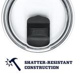 YETI Rambler 14 oz Stackable Mug, Vacuum Insulated, Stainless Steel with MagSlider Lid, Rescue Red