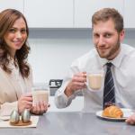 VENVENWEAVS Glass Coffee Mugs Set Of 6, 13.5 OZ Insulated Double Wall Coffee Cups, Perfect for Cappuccino, Latte, Americano, Tea Bag, Beverage,Glass Coffee Cups With Handles