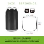 TEANAGOO Japanese Tea Cups, Chinese Tea Cup, 7.2Oz / 205 Ml, Ceramic Tea Cups for Adults, Ceramic Cups no Handles, Japanese Cups, Asian Matcha Cup, Charcoal Grey, 4 Pcs/Box, H17