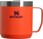 Stanley Stay-Hot Camp Mug 12 oz | Press Fit Drink Through Lid | Cup for Coffee, Tea and Drinks | Insulated Stainless Steel Coffee Mug | BPA-Free | Tigerlily Plum