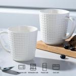 Seworlan Large Coffee Mug, 20 oz Ceramc Coffee Cup with Handle, Porcelain Big Tea Cup for Office and Home, for Latte Cocoa Dishwasher and Microwave Safe, 1PC, White