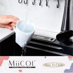 Miicol Porcelain Coffee Mugs Set of 6, Large Coffee Cups 14 oz, White Tea Cups, Ceramic Mugs for Latte, Cappuccino, Milk, Cocoa, Square Bottom, Microwave & Dishwasher Safe