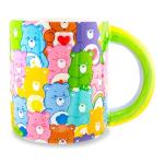 Silver Buffalo Care Bears Allover Print Ceramic Mug With Rainbow Handle | Holds 20 Ounces