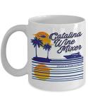 zapbest Pop culture lovers mugs, Catalina Wine Mixer - White Coffee Mug Porcelain Tea Cup 11 oz