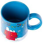 Silver Buffalo Peanuts Snoopy Snowy Dog House Foil 20oz Ceramic Mug