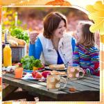 RimCereal 4 Pcs Thanksgiving Fall Glass Coffee Mugs with Handle Pumpkin Mug Cute Pumpkin Coffee Cups Autumn Harvest Fall Glass Cup for Drinking Beverage Tea Milk, 12oz