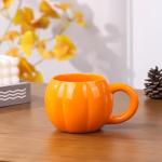Premium Pumpkin Mug – Large 12oz Ceramic Cup, Halloween Coffee Mug, Fall & Halloween-Themed Coffee Cup, Gift for Tea & Hot Cocoa Lovers