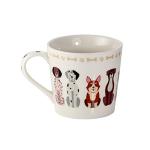 SPOTTED DOG GIFT COMPANY Dog Mugs for Dog Lovers, Coffee Mug Set of 4, Animal Themed Ceramic Tea Cups for Hot Drinks, Microwave & Dishwasher Safe, Cute Kitchen Gifts for Women - 13oz