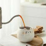 Meetbees Cute Cat Coffee Mug with Ears, 12 Oz Ceramic Tea Cup for Women and Men, Kitty Themed Choice for Cat Lovers