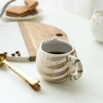 Meetbees Cute Cat Coffee Mug with Ears, 12 Oz Ceramic Tea Cup for Women and Men, Kitty Themed Choice for Cat Lovers