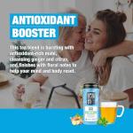 Tiesta Tea - Ginger Citrus Herbal Loose Leaf Tea, Lemon Ginger with Mint and Chamomile, Caffeine-Free, Hot or Iced, Refillable Tin, Makes Up to 50 Cups, 3 Ounce