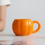 Premium Pumpkin Mug – Large 12oz Ceramic Cup, Halloween Coffee Mug, Fall & Halloween-Themed Coffee Cup, Gift for Tea & Hot Cocoa Lovers