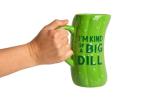 BigMouth Inc Extra Large Pickle Coffee Mug, Funny Novelty Coffee Cup, Perfect Gag Gift for Pickle Lovers, Durable Ceramic Mug and Tea Cup, I'm Kind of a Big Dill