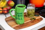 BigMouth Inc Extra Large Pickle Coffee Mug, Funny Novelty Coffee Cup, Perfect Gag Gift for Pickle Lovers, Durable Ceramic Mug and Tea Cup, I'm Kind of a Big Dill
