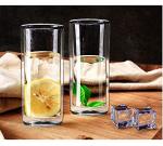 Sun's Tea (Set of 2) 20oz (600ml) Ultra Clear Strong Double Wall Insulated Thermo Glass Tumbler V3 Highball Glass for Beer/cocktail/lemonade/iced Tea/Smoothie (Real Borosilicate Glass, Not Plastic)