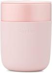 W&P Porter Travel Coffee Mug with Protective Silicone Sleeve | 12 Ounce Blush | Reusable Cup for Coffee or Tea | Portable Ceramic Mug with BPA-Free Press-Fit Lid | Dishwasher Safe | On-the-Go