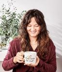 DaySpring - Studio 71 - Make Room For Rest - Inspirational Ceramic Mug, 16 oz, White (J4675)