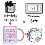 Dnuiyses Always Remember You Braver Inspirational Coffee Mug - Gifts for Women, Friends, Sister, Mom - Encouragement & Appreciation - Birthday & Christmas
