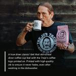 Trejo Coffee Classic Ceramic Diner Mug | Vintage Heavy-Duty | Chip-Resistant, Ultra-Durable | Microwave & Dishwasher Safe | Perfect for Enjoying Light, Medium & Dark Roast Coffee | 12oz