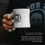 Trejo Coffee Classic Ceramic Diner Mug | Vintage Heavy-Duty | Chip-Resistant, Ultra-Durable | Microwave & Dishwasher Safe | Perfect for Enjoying Light, Medium & Dark Roast Coffee | 12oz