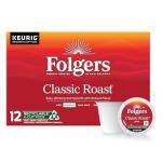 Folgers Classic Roast Medium Roast Coffee, 72 Keurig K-Cup Pods