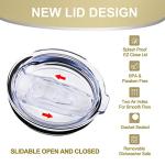 Artist Gifts for Women - Teacher and Art Lover Presents - Stainless Steel Coffee Tumbler - 20oz Cup With Lid for Traveling