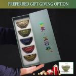 SISUJA 1Set chinese tea cup, 2025 ceramic Tea Cup with Designed Gift Box, Chinese Tea Cups, Tea Cup Set Gifts for Expressing Thoughts, Tenmokus Tea Cup, Japanese Tea Cups,chinese tea set(5PCS)