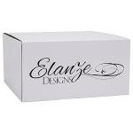 Elanze Designs Glossy Reactive Glaze Large 17 Fluid Ounce Everyday Kitchen Food Grade Ceramic Stoneware Coffee Mug Cup with Comfort Curved Handles, Set of 4, Purple Rainbow