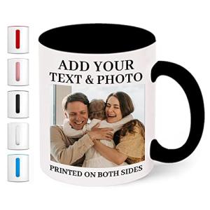Personalized photo Mug Custom Mug Design Your Own Style with Words Picture, 11oz Multiple Colors Personalized Gifts Custom Cups for Birthday Anniversary Christmas, Party Favors Mug Wholesale