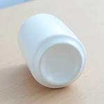 RabyLeo Japanese simple black and white style, handleless ceramic mug, tea cup, toothbrush holder, coffee cups (White)