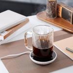 BWODYAY Glass Coffee Mugs, 20 oz Ice coffee cups, Large Clear Tea Cups Set of 2, Glass Mugs with Handles, Glass Cups for Latte, Cappuccino, and Tea