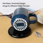 Miicol Ceramic Coffee Mug, 16 oz Large Coffee Cup, Tea Mug with Handle, Flat Bottom Mug for Men, Women, Office, Microwave and Dishwasher Safe, Multi-Color, Navy